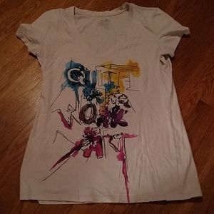 Old Navy 100% cotton "Quite the work of Art" shirt